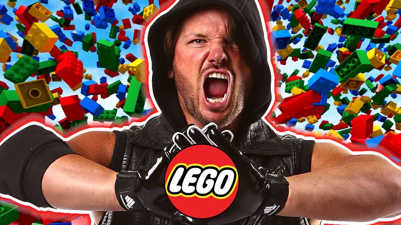 THE LEGO HOUSE THAT AJ STYLES BUILT!?