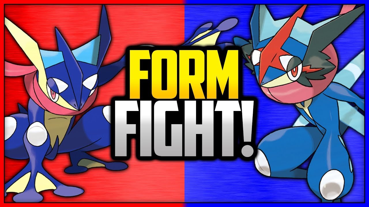 Greninja vs Ash-Greninja | Pokémon Form Fight