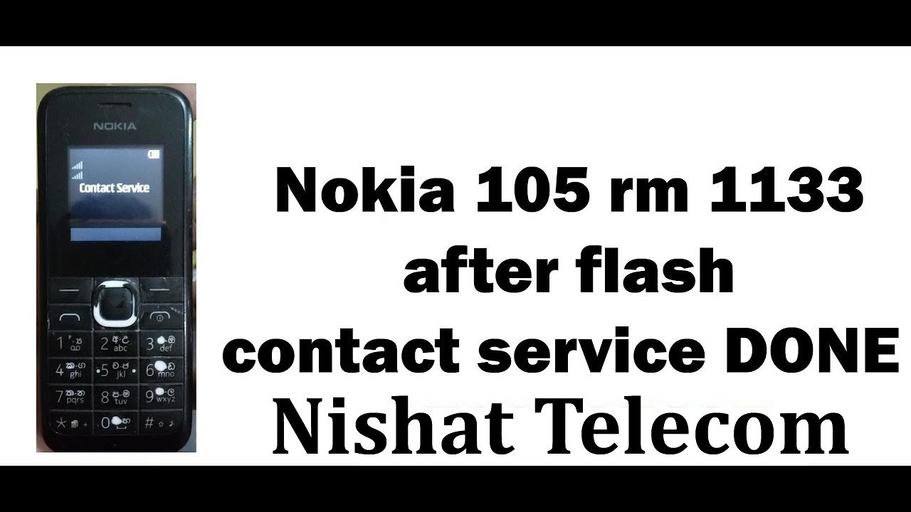 RM-1133- Nokia 105 Contact Service Problem Fix Done free file link