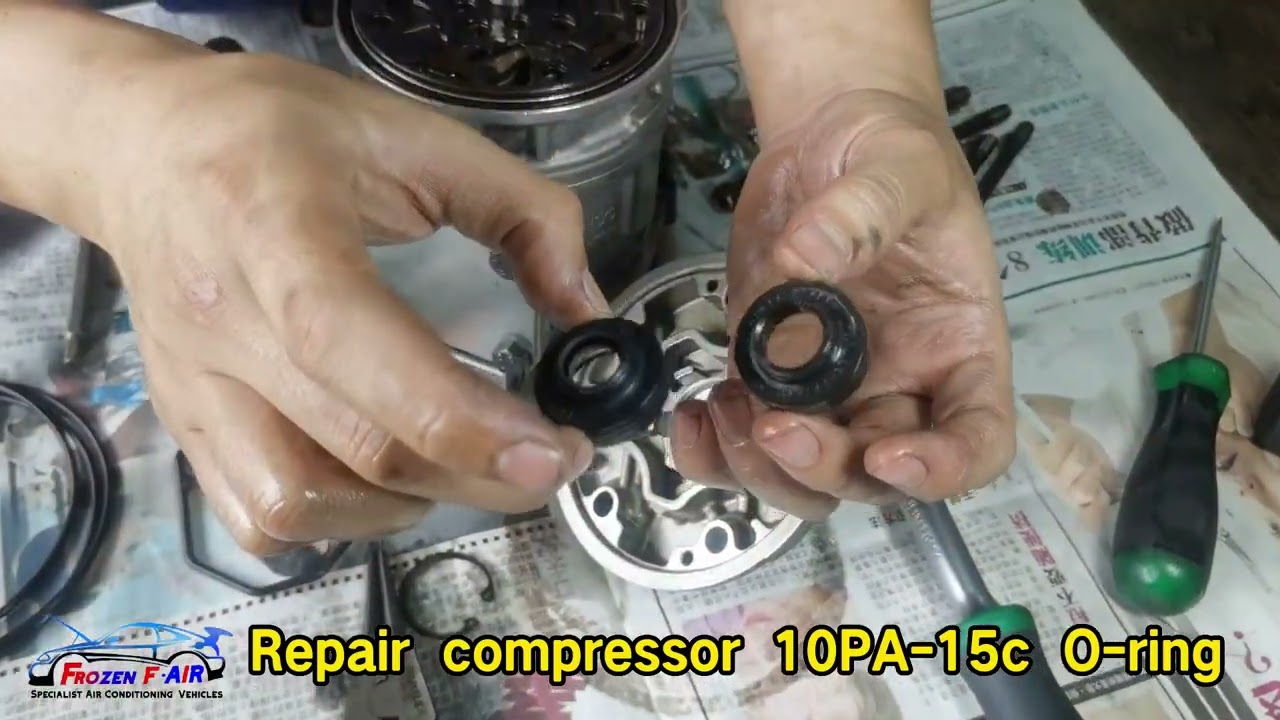 Repair Compressor O-Ring | Kes yang o-ring bocor ( Bukan semua compressor sesuai repair balik )