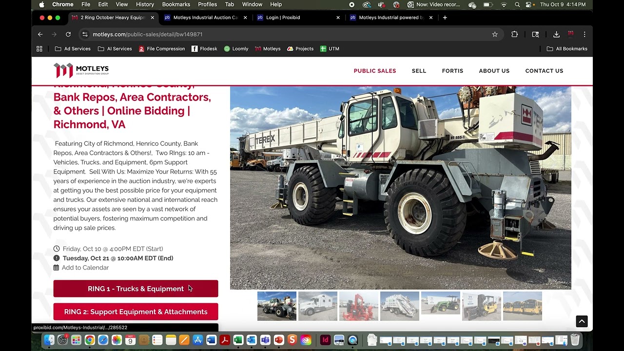 How To Bid In A Motleys Industrial Auction