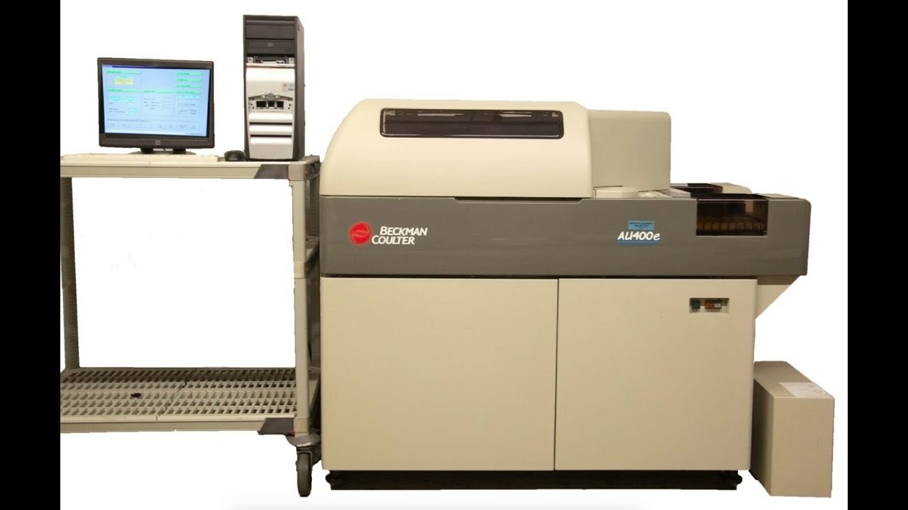 OLYMPUS BECKMAN COULTER AU400E CHEMISTRY ANALYZER W/ COMPUTER + PUMP (7321) R