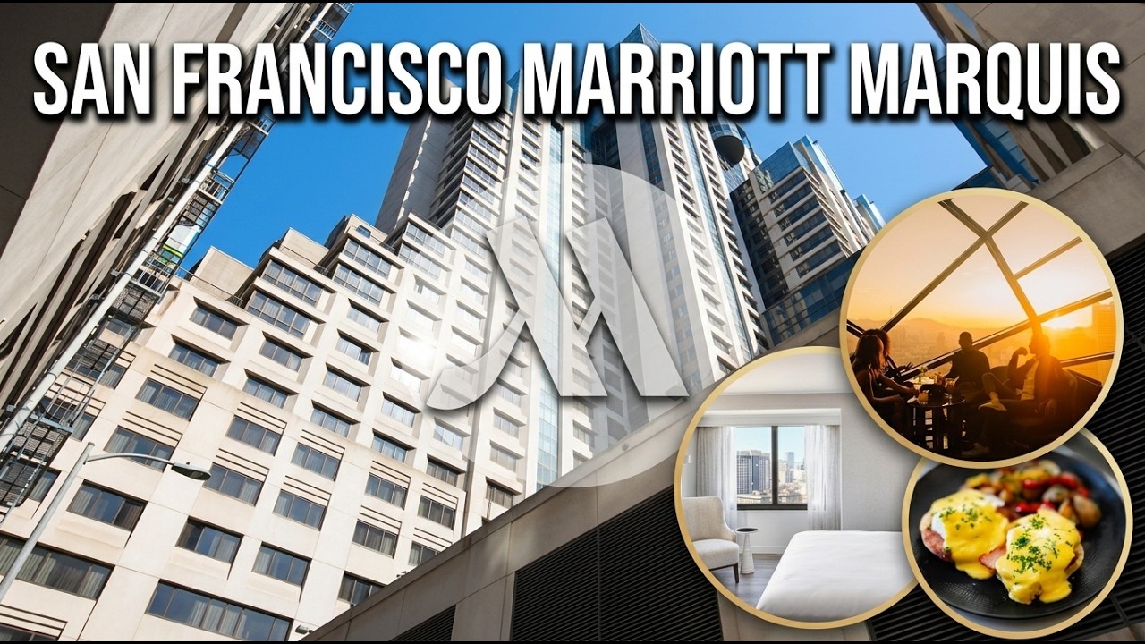 [4K] Hotel Tour | 🇺🇸 SAN FRANCISCO Marriott Marquis 2025
