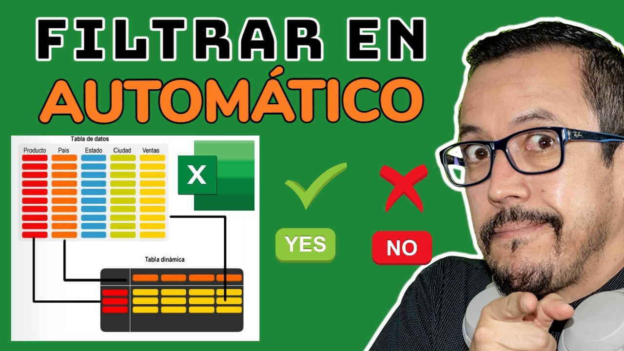 🔥 ¡Increíble truco de Excel! Filtros dinámicos entre hojas con selección de columnas 😱📊