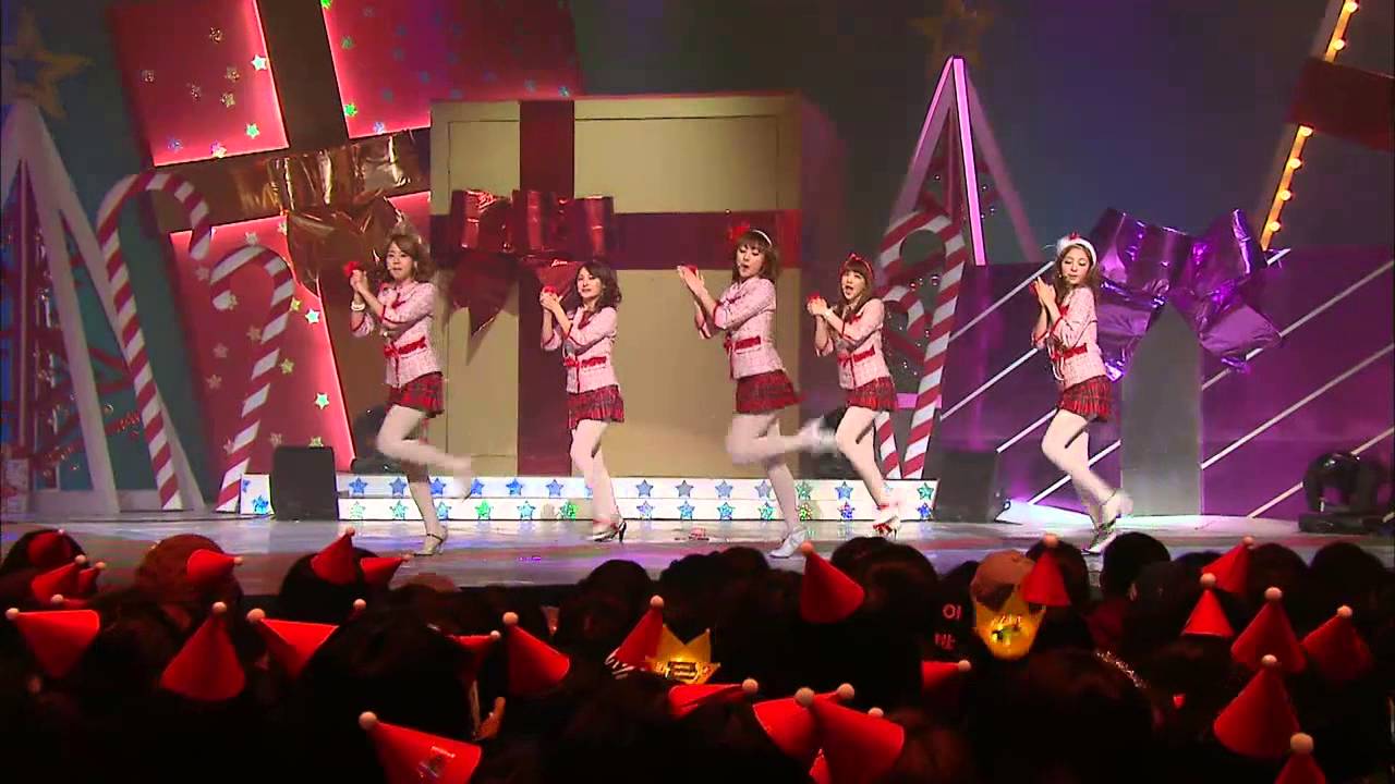 【TVPP】KARA - Pretty Girl, 카라 - 프리티 걸 @ Christmas Special, Show Music Core Live