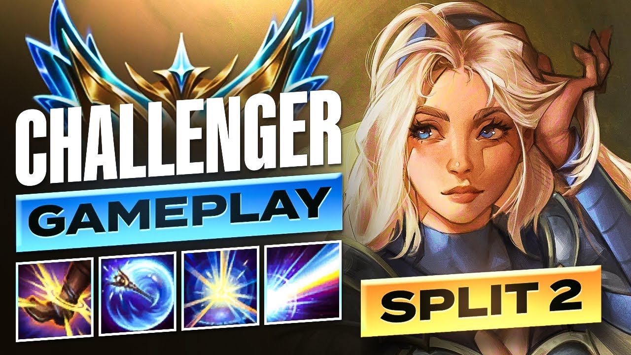 S14 Challenger Lux Gameplay #8 - Season 14 Split 2 SoloQue - Lux Builds & Runes