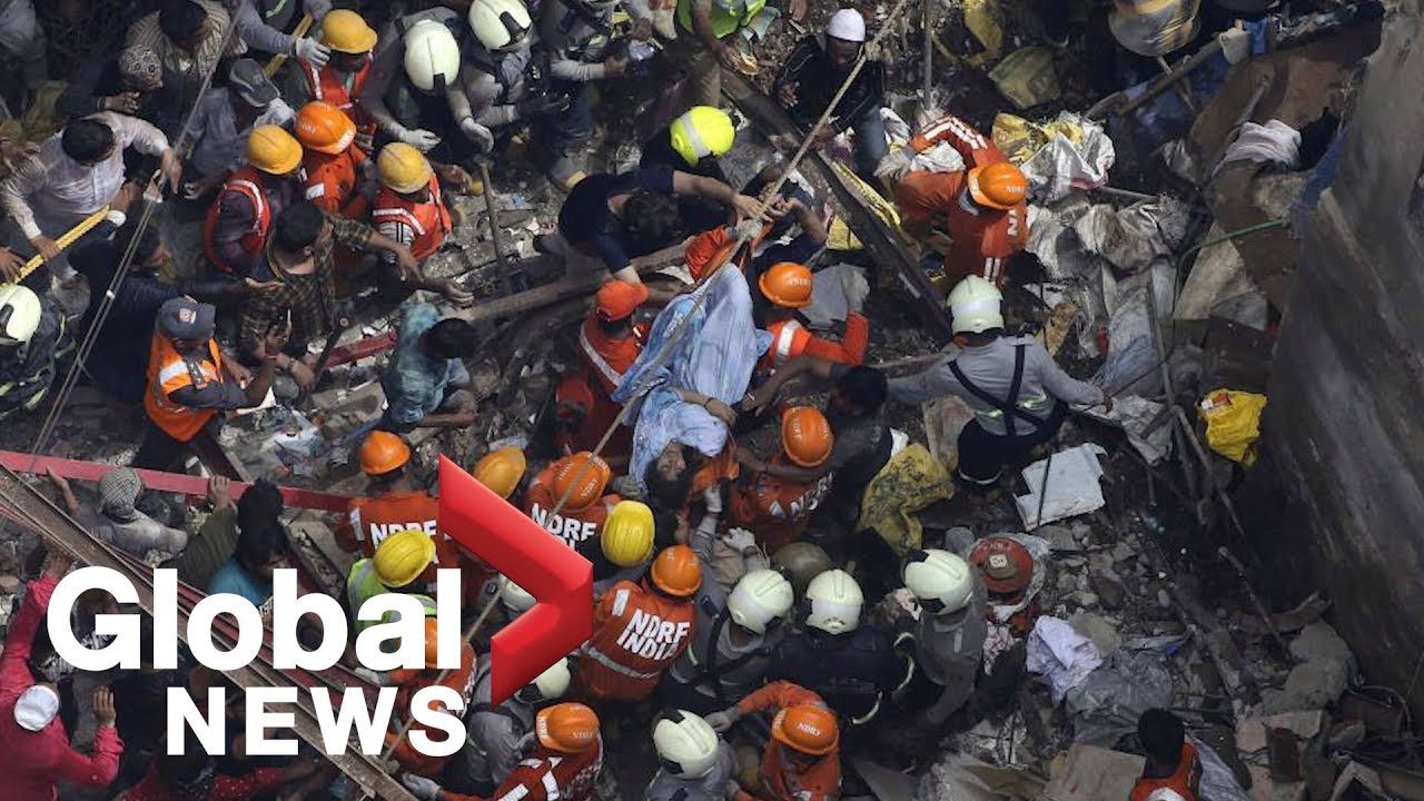 Mumbai building collapse: Work continues to free those trapped in the rubble