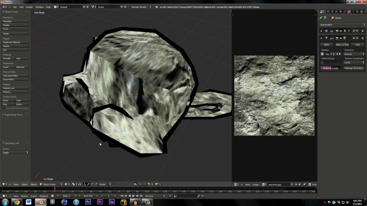 Blender-Okami (sumi-e) effect tutorial