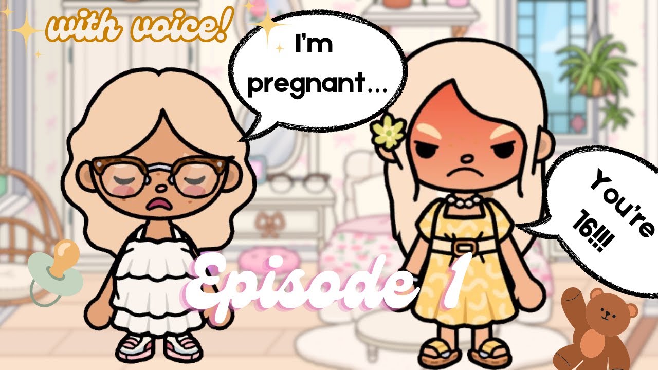 TEEN PREGNANCY?! 🤰 ✨WITH VOICE✨|| Toca Boca role play [EPISODE 1] 🩵