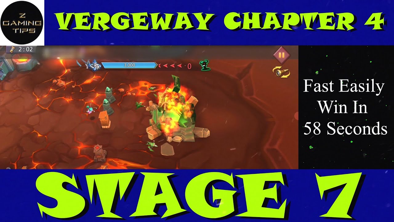 Vergeway Chapter 4 Stage 7 (100% Fast Easily Win in 58 Seconds)