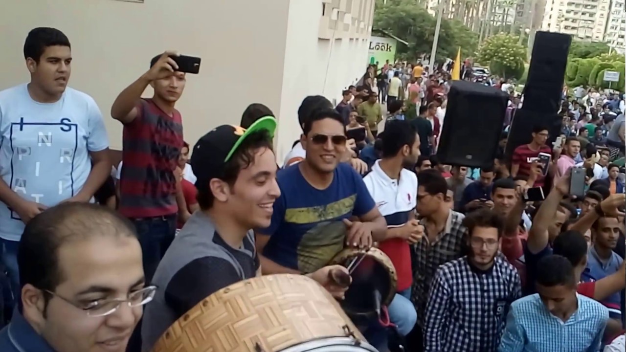 مليونية جامعة المنصورة  دمار شامل حفلات مكتب  Darbukan