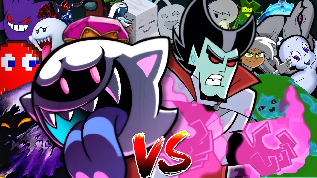 Fantasmas (caricaturas) vs Fantasmas (videojuegos) | XteFlow ft. Varios. (Prod. @GoldDiggerbeats )