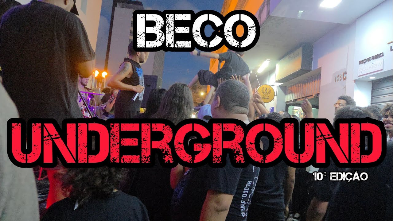 Beco Underground 10ª Ed. Registro da Resistência. Arrastão -Carcassa - Sistema Brutal - Rotten Flies