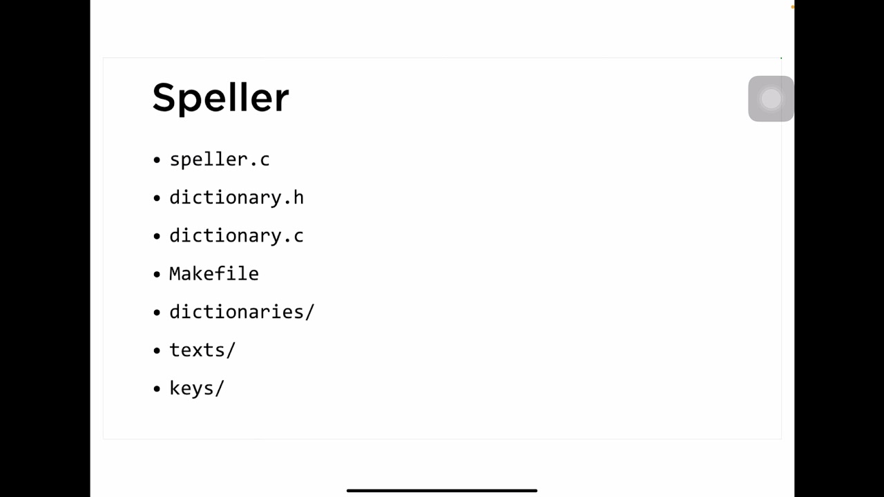 CS50 - week5 - Speller