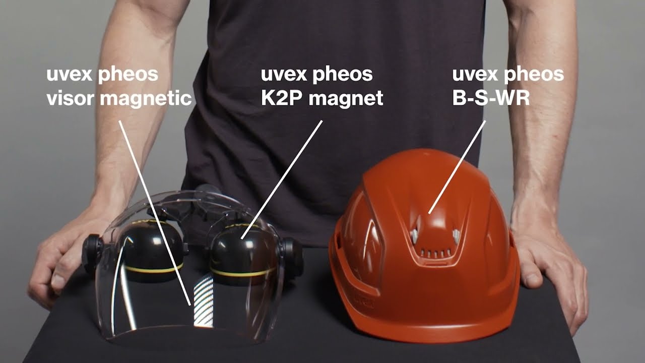 Safety helmet uvex pheos: How the click system works
