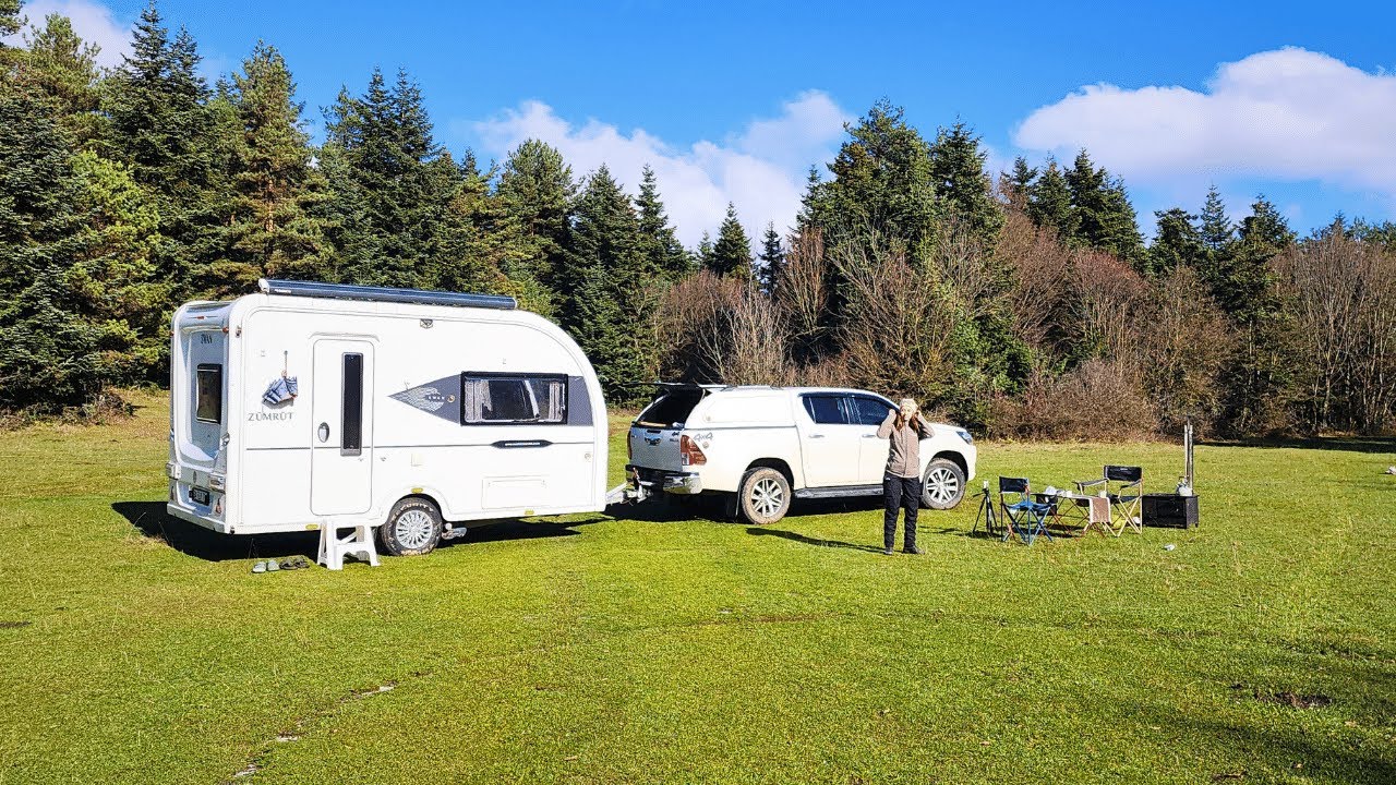 DONDURCU SOĞUK SONRASI GÜNEŞLİ BİR GÜN | KARAVAN KAMPI