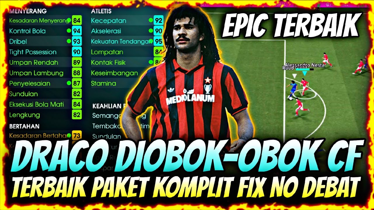 GW DIOBOK-OBOK CF TERBAIK PAKET KOMPLIT FIX NO DEBAT, GAMEPLAY PUAH DIVISI 1 EFOOTBALL MOBILE 2026