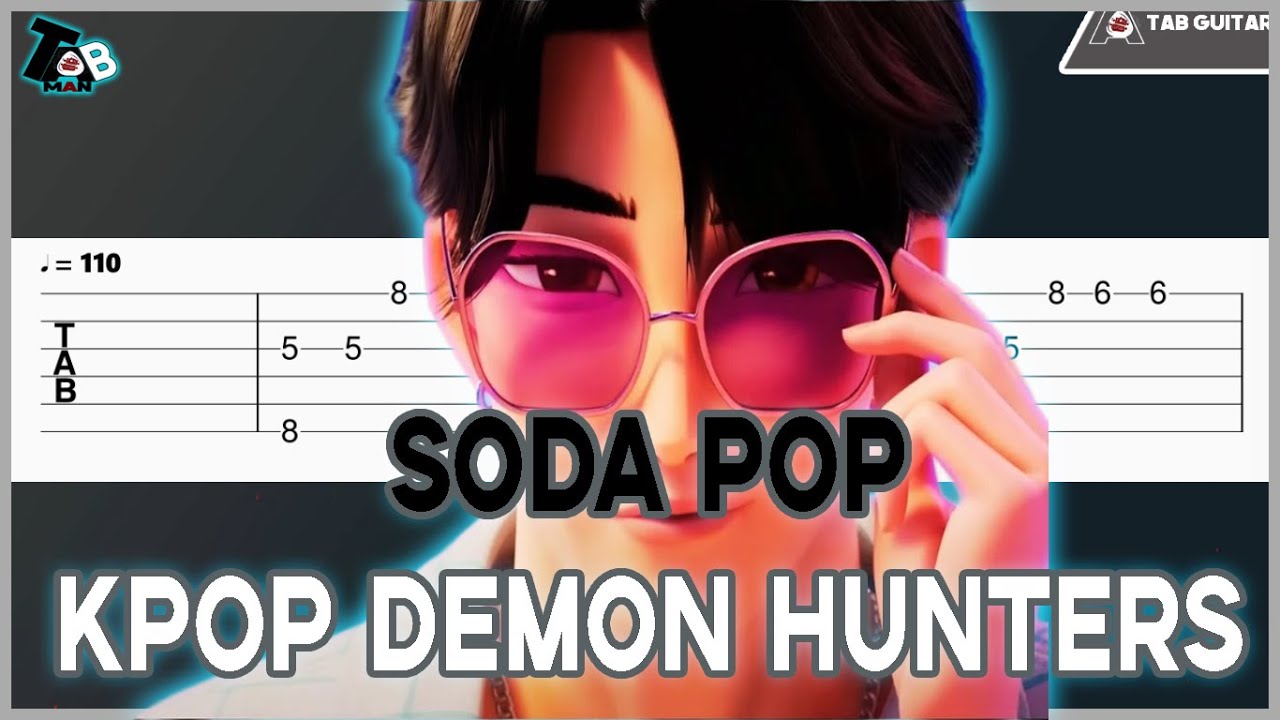 Soda Pop - KPop Demon Hunters Guitar Tab (Simple)