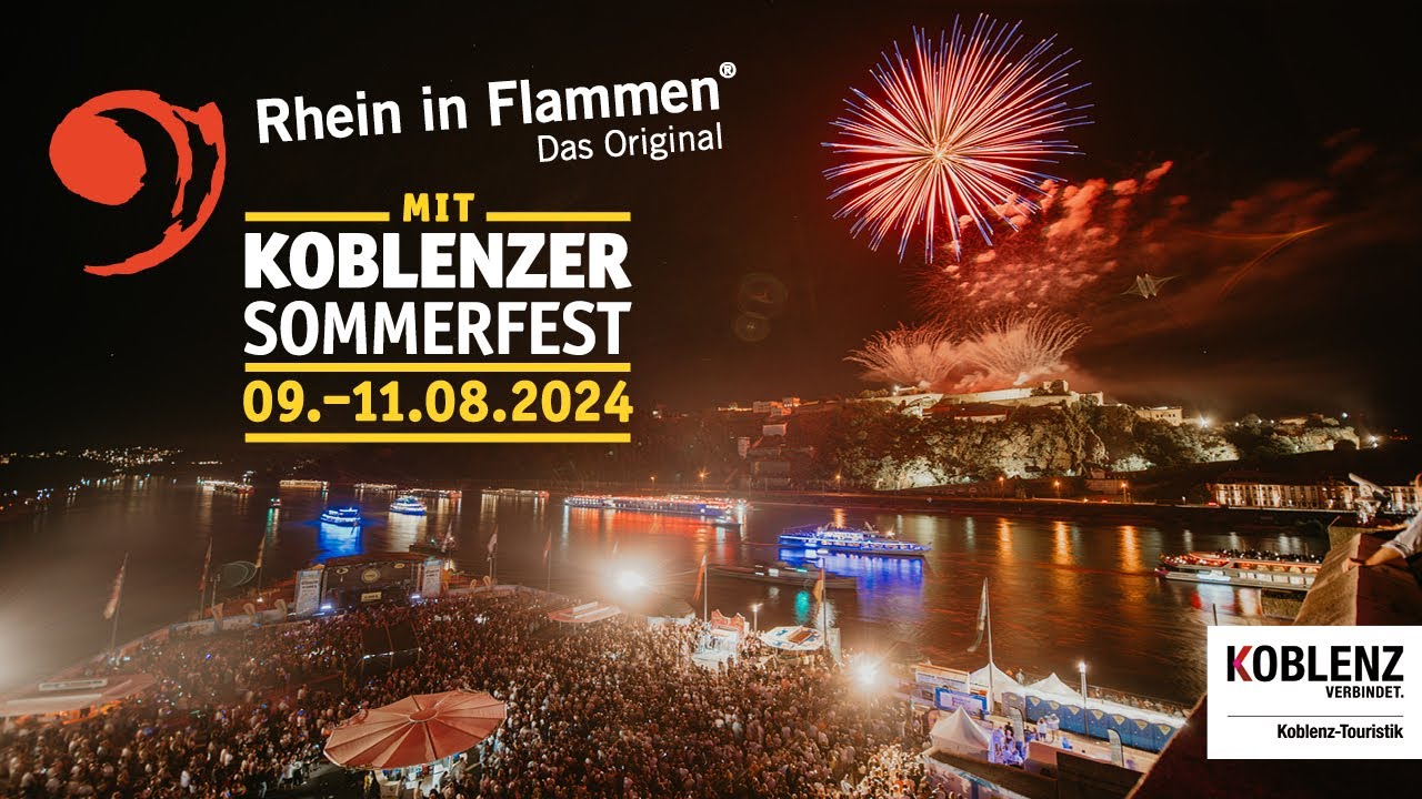Koblenzer Sommerfest mit Rhein in Flammen 2024 – Official Aftermovie