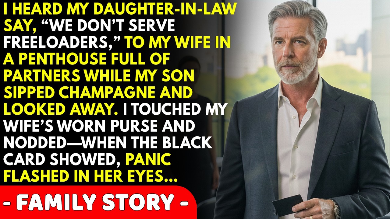 My DIL Pushed My Wife Aside, Said “We Don’t Serve Freeloaders” — Then My Wife Took Out a Black Card