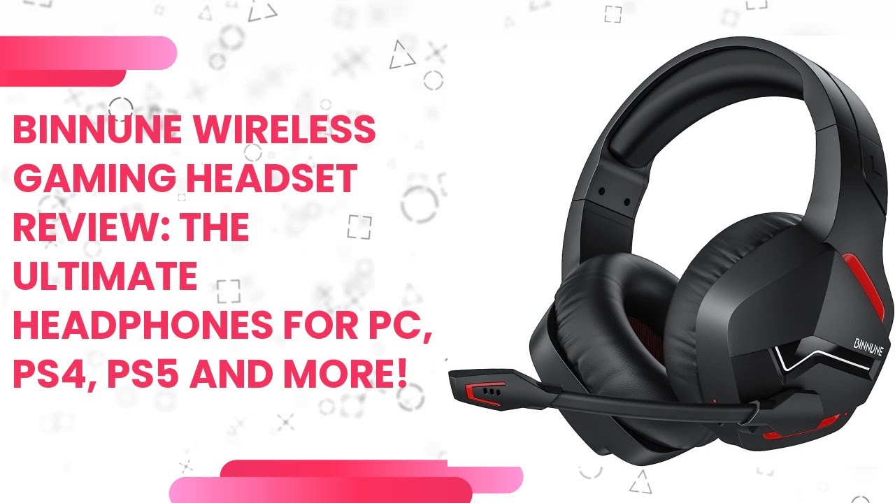 BINNUNE Wireless Gaming Headset Review: The Ultimate Headphones for PC, PS4, PS5 and More!