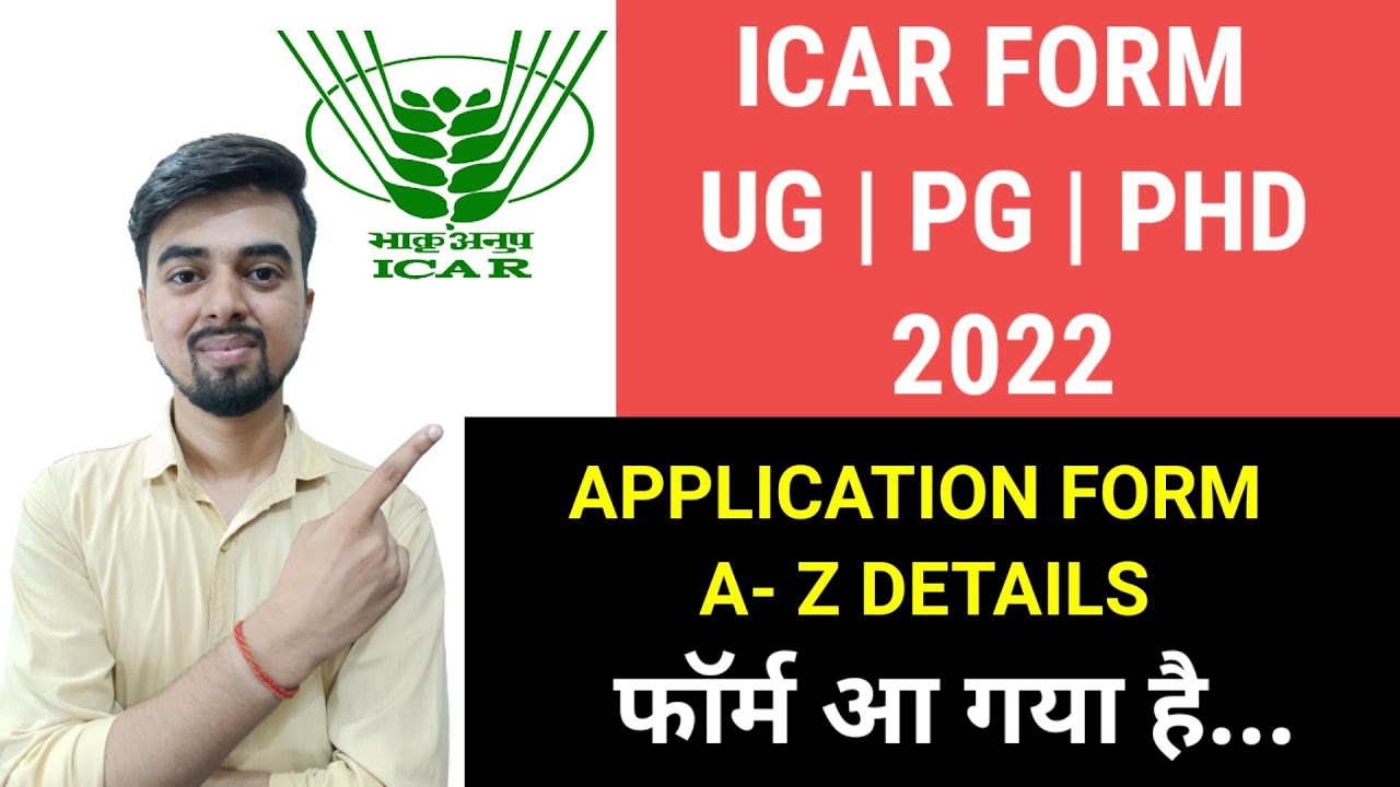 ICAR NTA APPLICATION FORM 2022 | UG , PG,PHD |  Eligibility, Date, Fees ,Exam duration full details