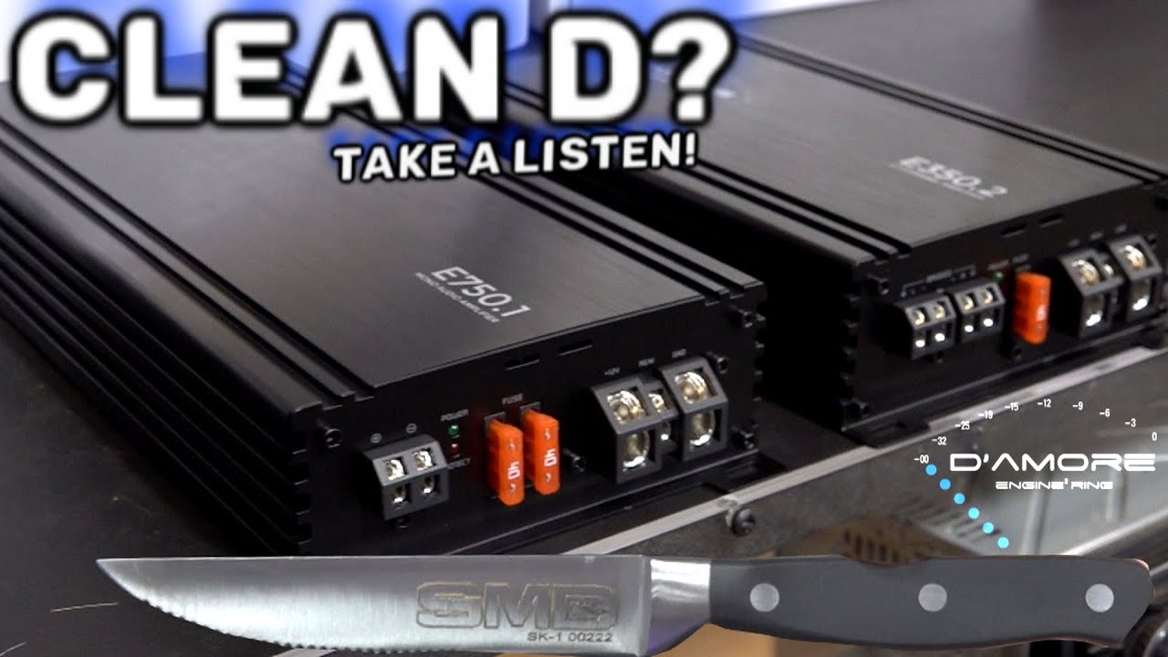 Clean D? New D'Amore Engineering E Series High Efficiency Amps. Small & Powerful! unboxed, tested
