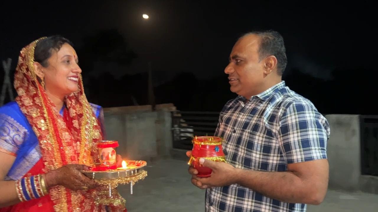 पतिदेव ने शरमाते हुए कर दी दिल की बात बयां || Karwa Chauth Special || Pal Family Vlogs