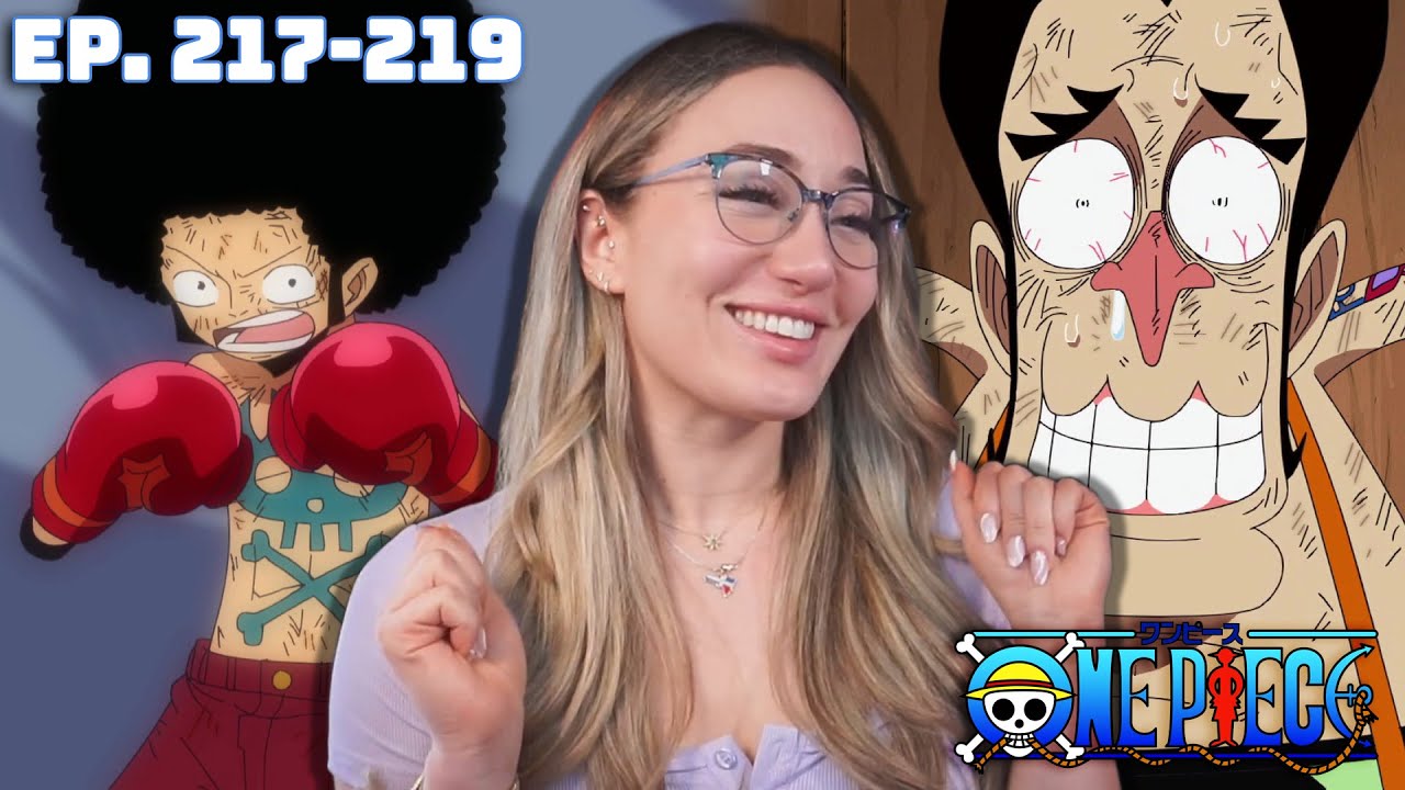 АФРО ЛУФФИ! 😂😂 ВПЕРВЫЕ СМОТРЮ ONE PIECE Эпизоды 217, 218 и 219 РЕАКЦИЯ!