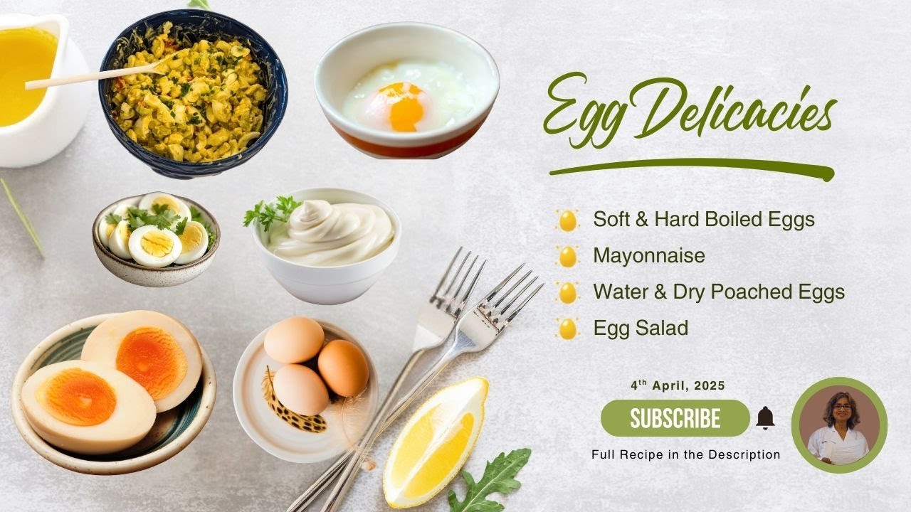Mayonnaise, Poached Eggs, French Omelet & Egg Salad | Live Cooking | Plainsboro Library