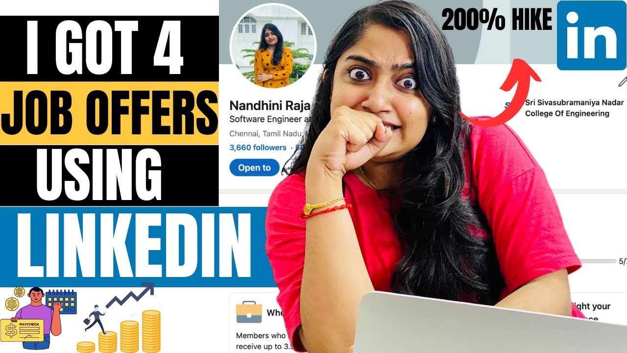 5 secret tricks to get JOB using LINKEDIN தமிழ்🔥😳HR finding,Hiring search,Message Templates