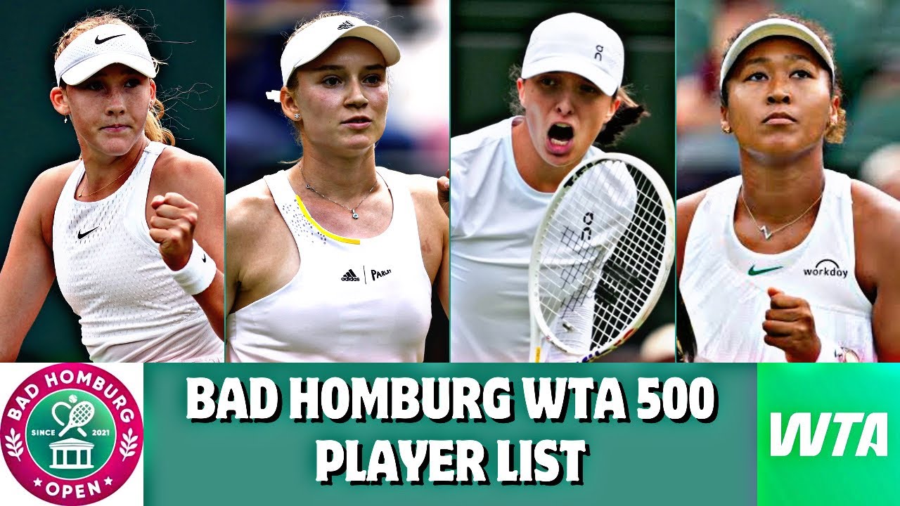 Swiatek, Andreeva, Osaka & More! | Bad Homburg Open 2026 Entry List | WTA Tennis