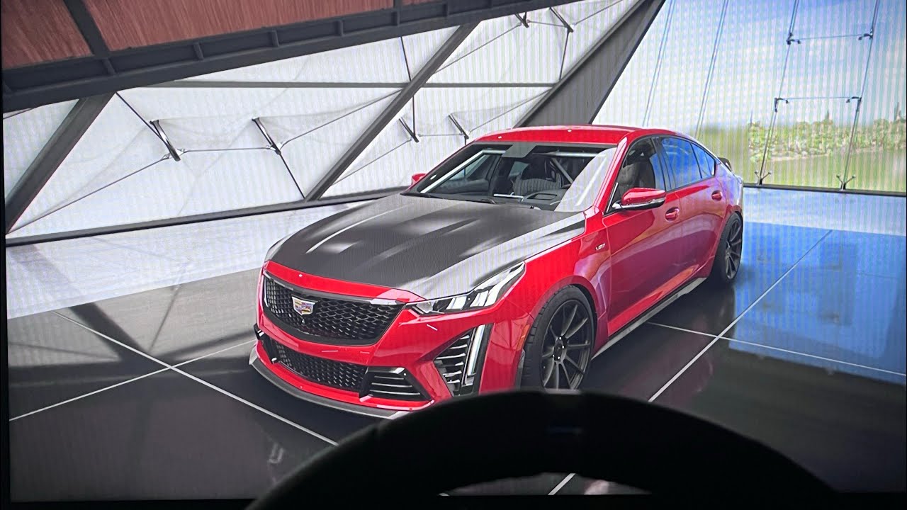 Forza 5 with the 2022 Cadillac CT5-V BLACKWING