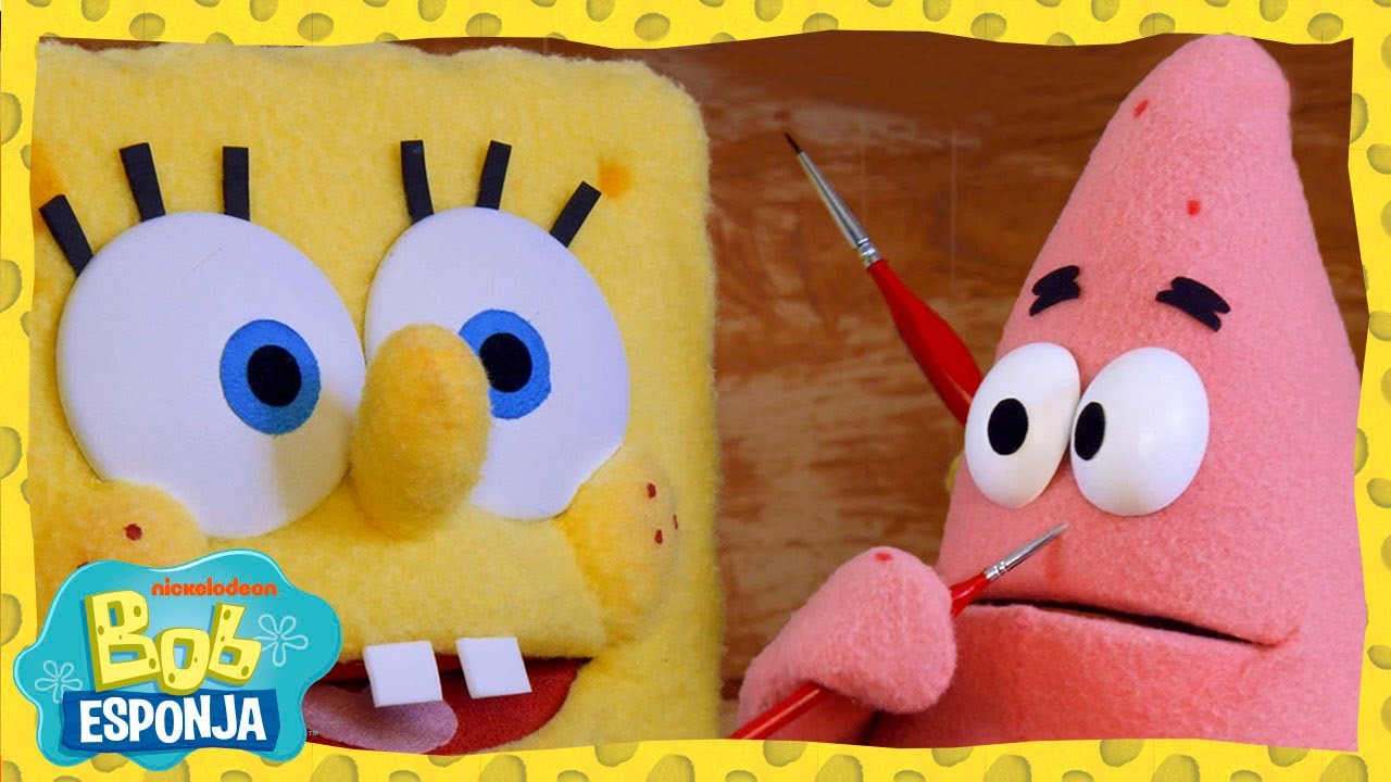 Bob Esponja | Os PIORES pintores| Bob Esponja em Português