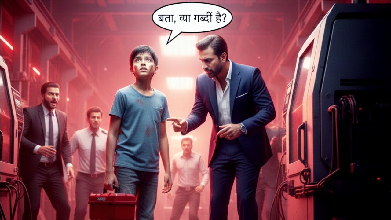 फुटपाथ का लड़का और 150 करोड़ की मशीन | Emotional AI Story | Hindi Motivational Story