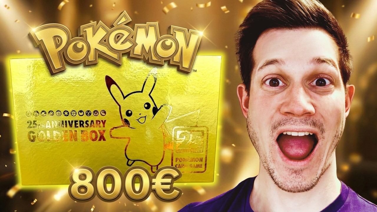 Wir öffnen die 800€ GOLD Pikachu Box!🔥😱 Pokémon Opening I 25th Anniversary Golden Box