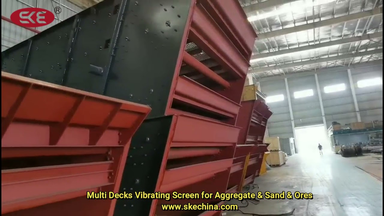 Multi Deck Vibrating Screen For Aggregate & Sand & Ores & Gravel Screening