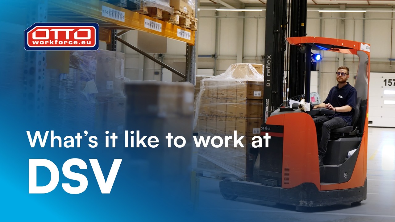 Работа в компании DSV через агентство OTTO Work Force в Нидерландах.