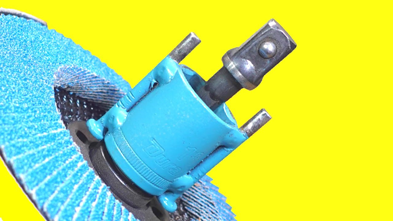Change Cutting Wheels Fast With This Angle Grinder Flange Nut Pin Wrench - You Can Make This