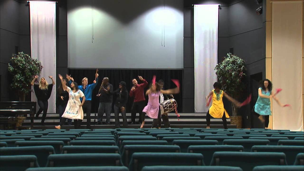 One True God - Live performance - Heart of the City Band singers and dancers