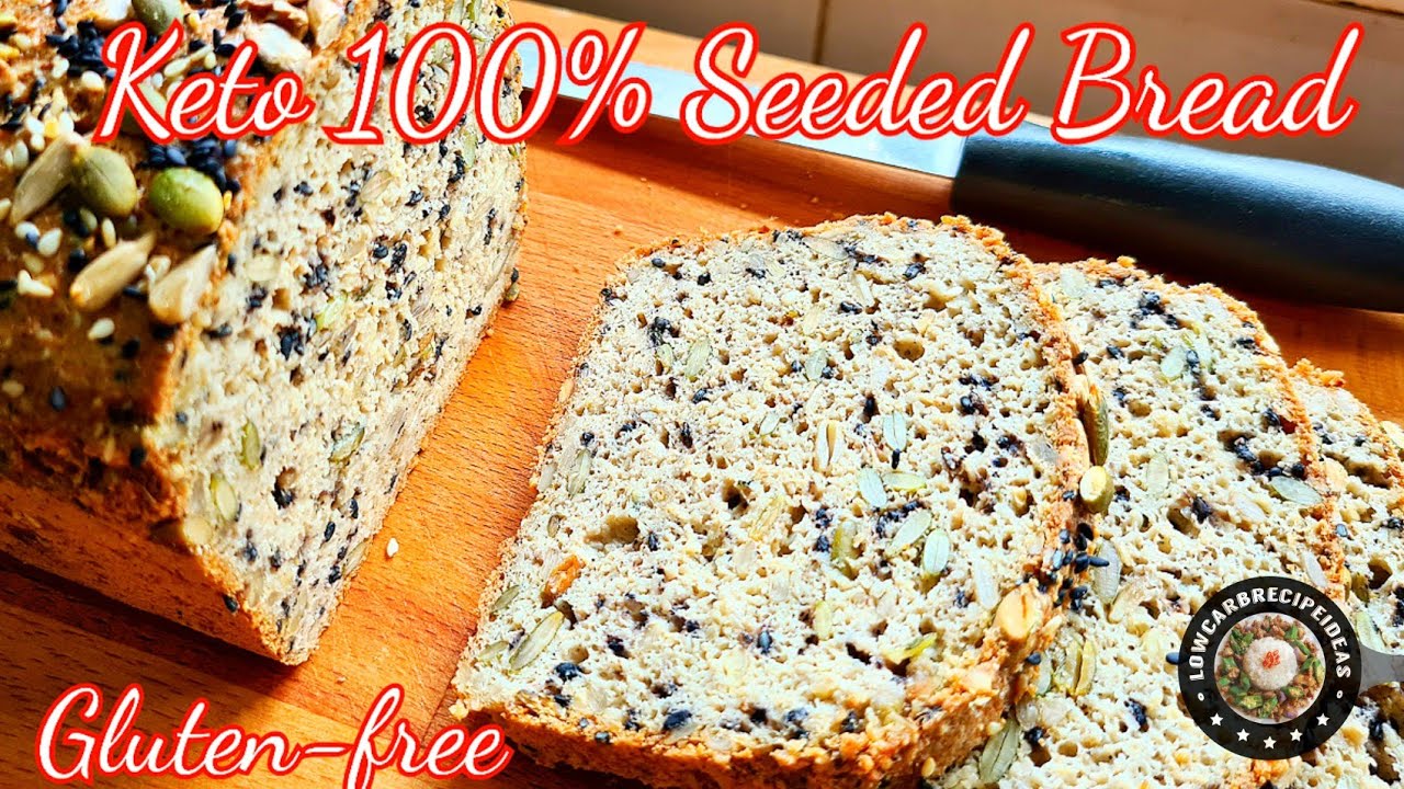 100% SEEDED BREAD | SUNFLOWER SEEDS | GLUTEN FREE | SUPER CRISPY WHEN TOASTED