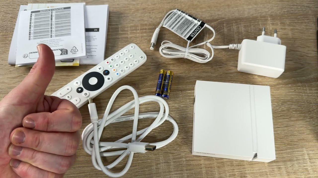 Strong LEAP-S3+ Pimp your TV with the smart Google TV box Unboxing and instructions
