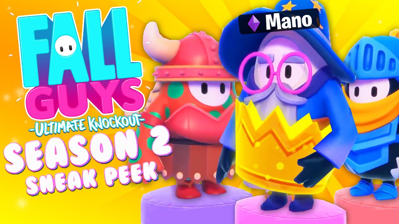 NOWY SEZON 2 + KOLEJNY WIN MANOYKA w Fall Guys ... (mega FART!)