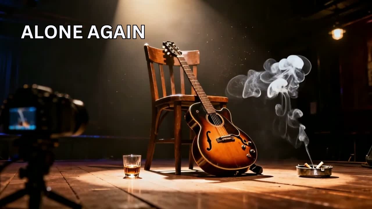 Alone With My Thoughts Tonight | Slow Emotional Blues That Cuts Deep