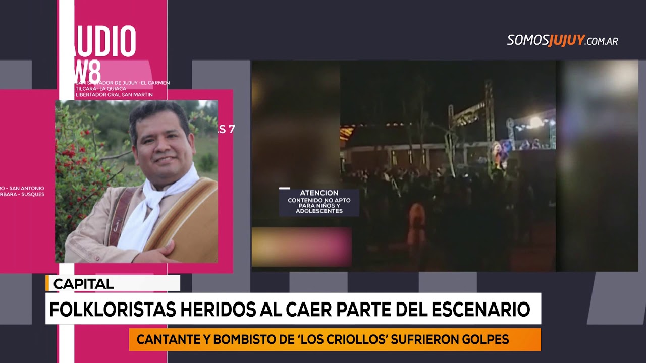 Terrible accidente en la presentación de Los Criollos en El Talar