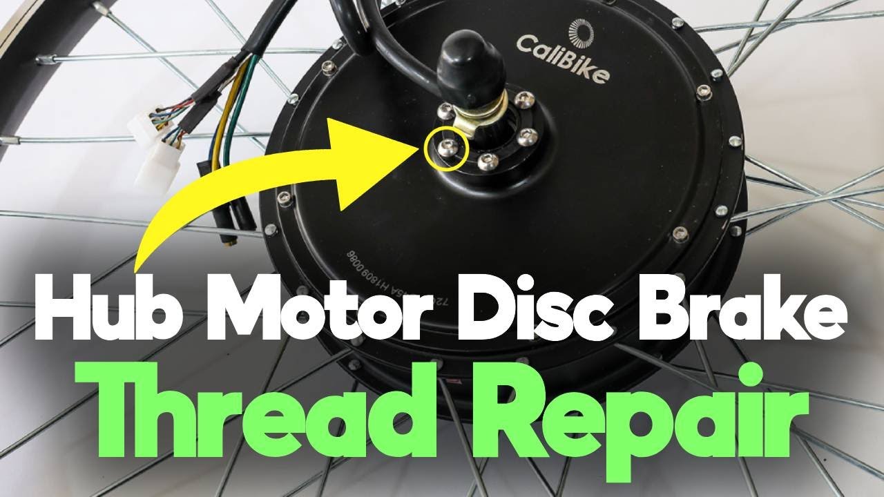 DIY Hub Motor Disc Brake Thread Repair (Under $10)