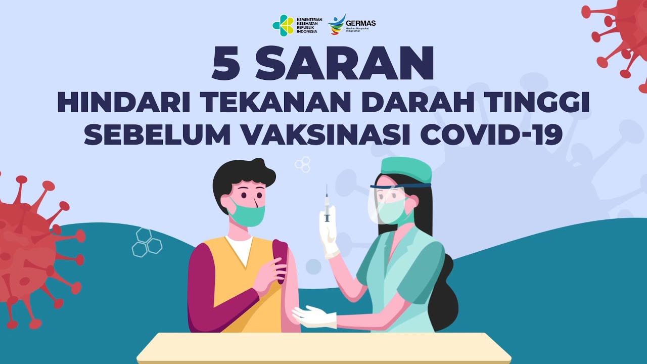 5 Saran Hindari Tekanan Darah Tinggi Sebelum Vaksinasi Covid-19