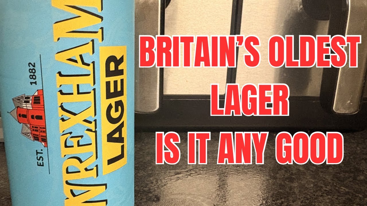 Wrexham Lager Review 🍺 | Britain’s Oldest Lager Any Good? | Beer Me Food Review