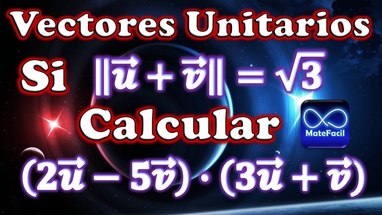 Operaciones con VECTORES UNITARIOS, Calcular producto PUNTO