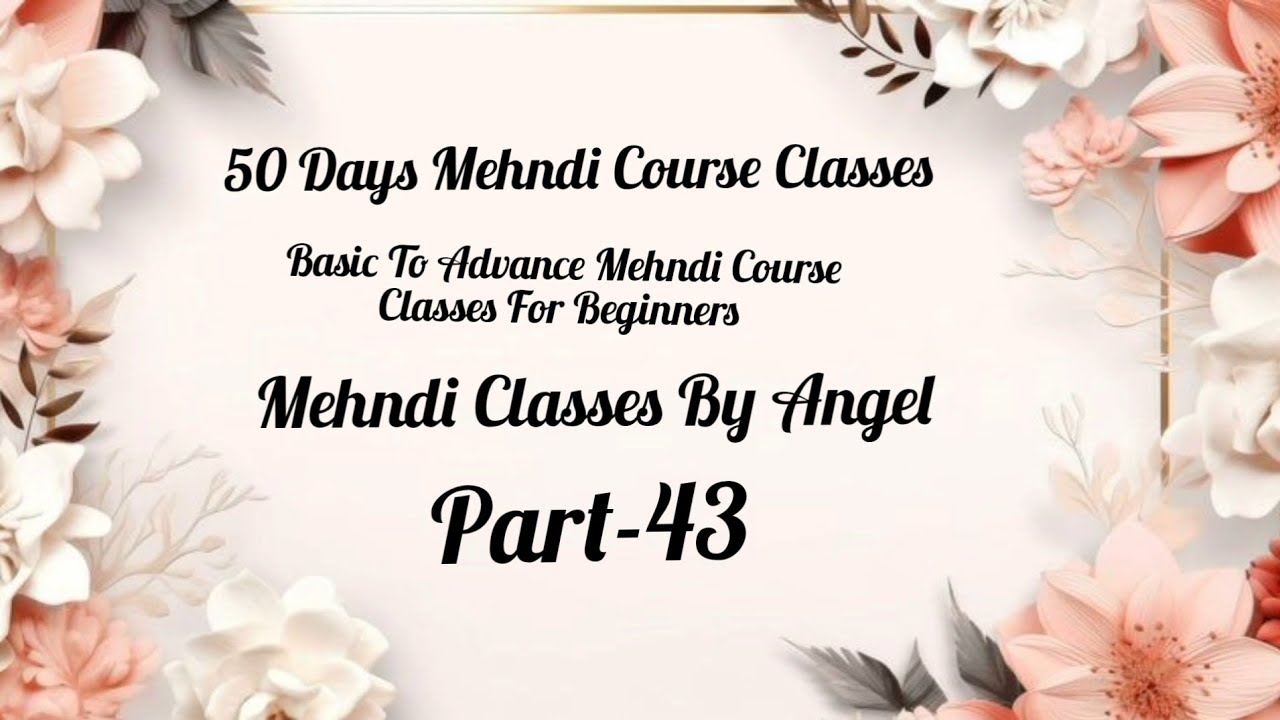 Shiv parvati figure mehndi design!! Mehndi Classes By Angel!! Mehndi course for beginners!!